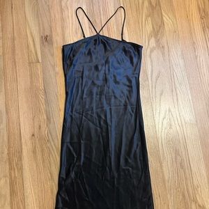 NOIRI Stella Silk Dress size S NWT in Onyx